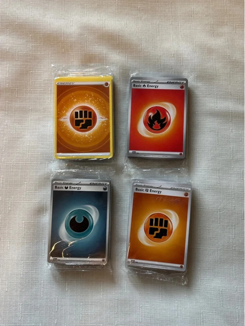 Pokemon Sealed 2023 Energy Packs - 4 packs